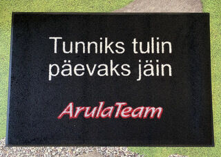 Uksematt logoga - Arula Team