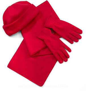 Polar fleece hat, scarf & gloves 3. picture