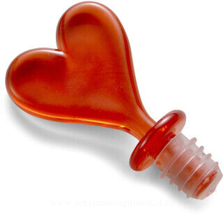 Heart shaped bottle stopper
