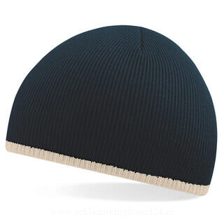 Two-Tone Beanie Knitted Hat 3. picture