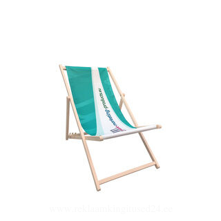 Deck chair without armrest
